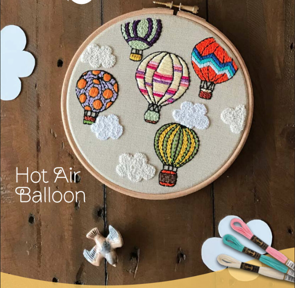 Anchor Hot Air Balloon - ANC0003-08 - Downloadable PDF | LoveCrafts