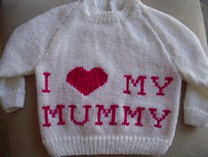 “I ♥ My Mummy” Sweater