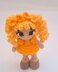 Orange Rainbow Crochet Doll Pattern 3 Levels in 1