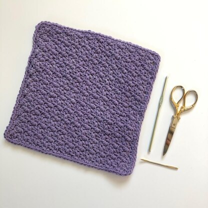 Wattle Stitch Washcloth