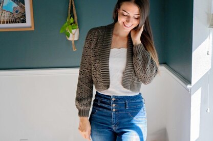 Diamond Crochet Cardigan