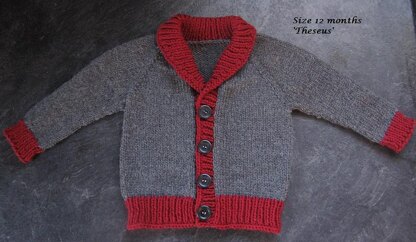 Phaedra & Theseus Knit Baby/Child Cardigan NB-10 yr