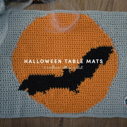 Bat and Moon Placemat