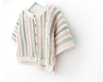 2-3 years - STRIPY Crochet Jacket Pattern