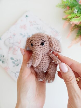 Crochet Elephant Amigurumi Pattern