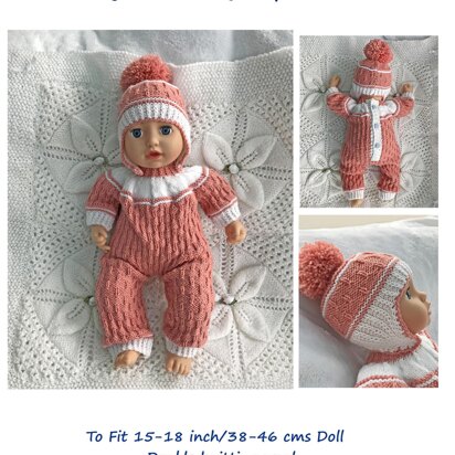 Doll's Bodysuit and Hat (no. 105)