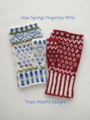 Hope Springs Fingerless Mitts