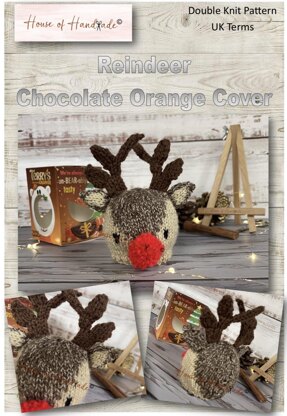 Rudolph Inspired Chocolate Orange Cover Knitting Pattern