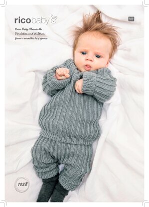 Baby's Jumper and Leggins in Rico Baby Classic DK - 1028 - Downloadable PDF