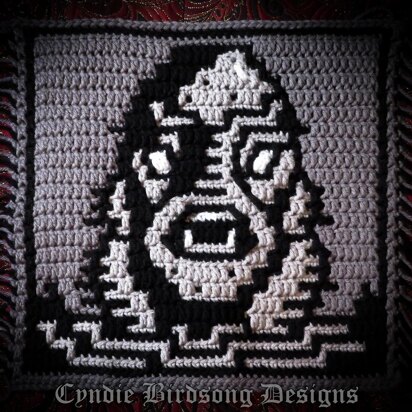 Classic Horror mosaic square - Swamp Monster