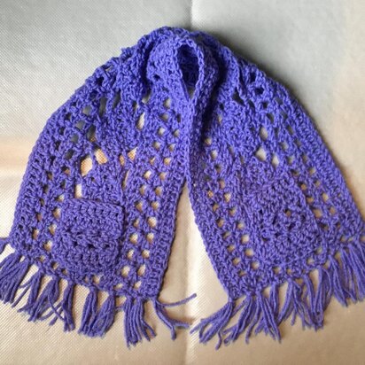 Child Size Pocket Full of Diamonds Shawl