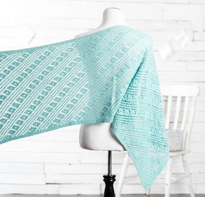 Gloria - Rectangle lace shawl