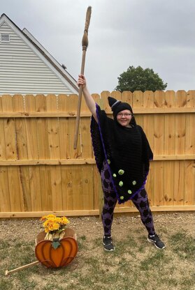 The Spooky Witch Poncho