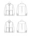 New Look Unisex Shirt N6724 - Paper Pattern, Size A (XS-S-M-L-XL)