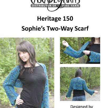 Sophie's Two Way Scarf in Cascade Heritage 150 - FW161