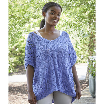 Nougat Poncho in Valley Yarns Southwick - 996 - Downloadable PDF