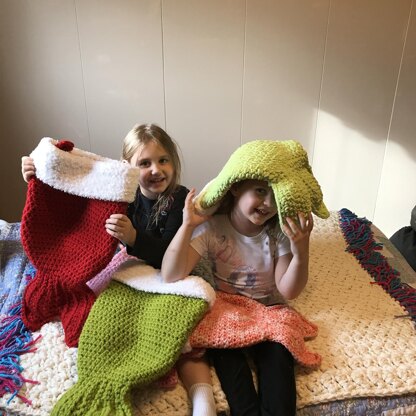 Mermaid Tail Christmas Stocking