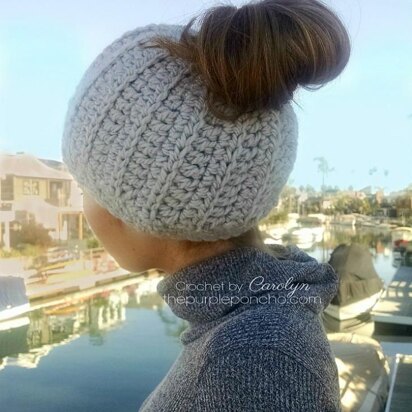 Messy Bun Hat