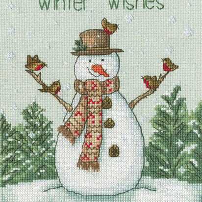 Bothy Threads Ol' Jack Frost Cross Stitch Kit - 15 x 18cm