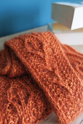 Glowing Ember Shawl
