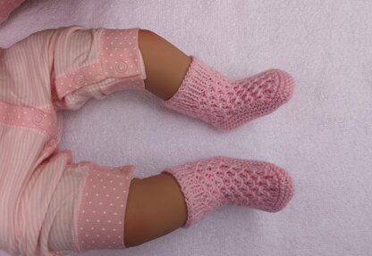 Gorgeous Pink Baby Booties