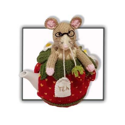 Strawberry Dormouse Tea Cosy