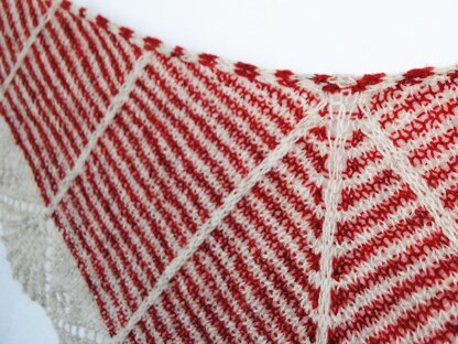 Candy Stripe Shawl