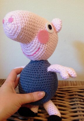 George from Peppa Pig plush amigurumi 