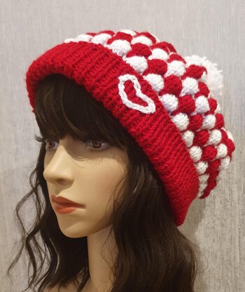 Sweet Heart #1 Slouch Hat in Aran