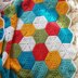 Rainbow of Hexagons Blanket