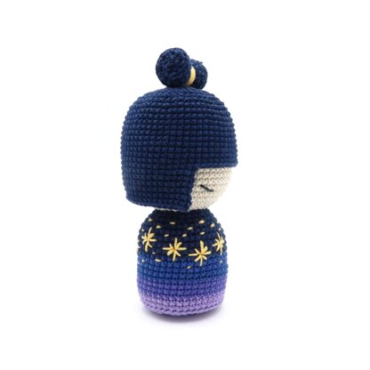Night Kokeshi Doll