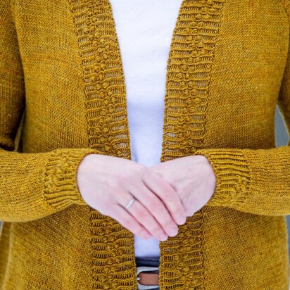 Sidestep Cardigan - knitting pattern