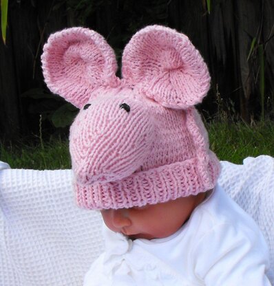 Baby Big Ears Sugar Mouse Beanie