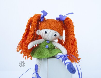 Petite orange hair doll Lola