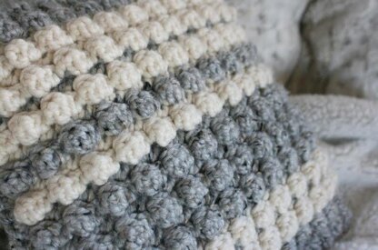 Striped Bobble Pillow