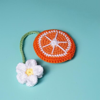 Orange Daisy Car Hanging