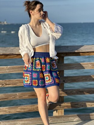 Granny Square Skirt