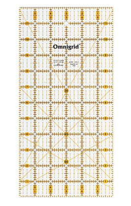 Prym 6in x 12in Omnigrid Ruler With Inch Scale