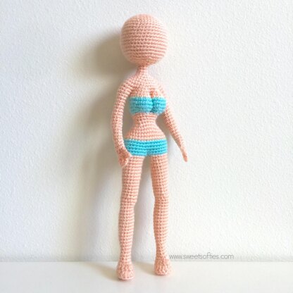 Supermodel Female Girl Doll Body Base