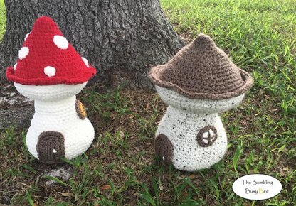 Mushroom Fairy House Plush