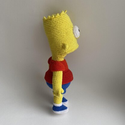 Bart Simpson PDF crochet pattern