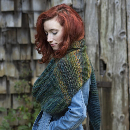 Grande Ronde Shawl in Berroco Millefiori Light - Downloadable PDF