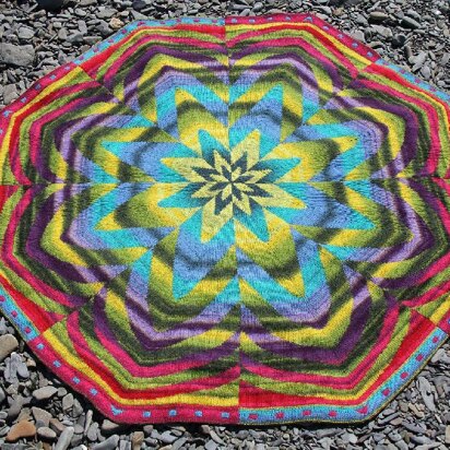 Zinnia DK Blanket - knitting pattern