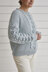 Lace with Bobble Sweater - Knitting Pattern For Women in Debbie Bliss Dulcie by Debbie Bliss