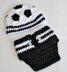 Newborn Soccer Hat and Diaper Cover Prop Pattern