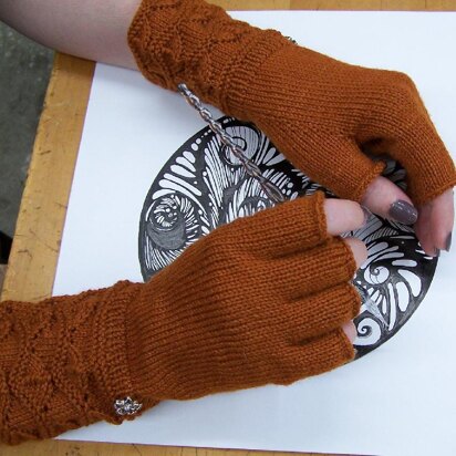 Masala Fingerless Gloves
