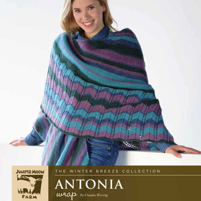 Antonia Wrap in Juniper Moon Farm Patagonia - J118-01 - Downloadable PDF