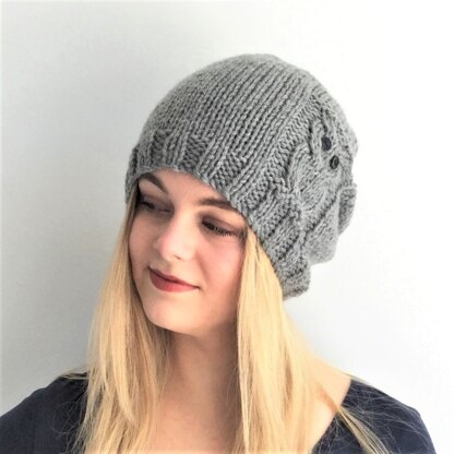 Owl Slouchy Hat