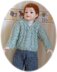 1:12th scale childs cable sweater