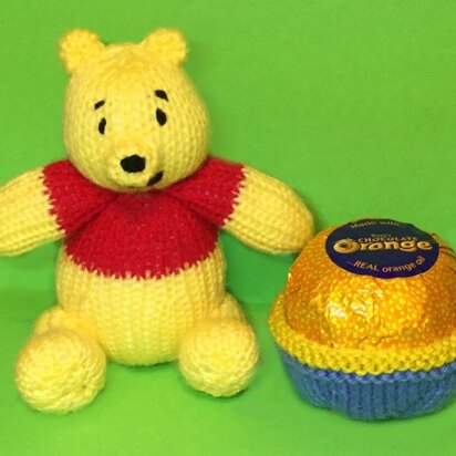 Winnie the Pooh Toy and Pot - knitting pattern